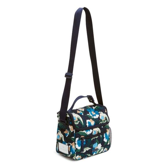 Vera Bradley Performance Twill Crossbody Lunch Tote - Immersed Blooms - Picture 9 of 10